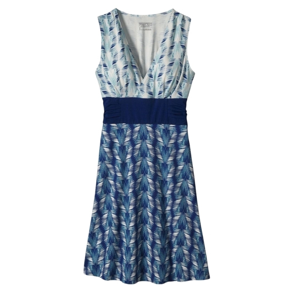 Patagonia Margot Dress Women Medium Blue Cotton